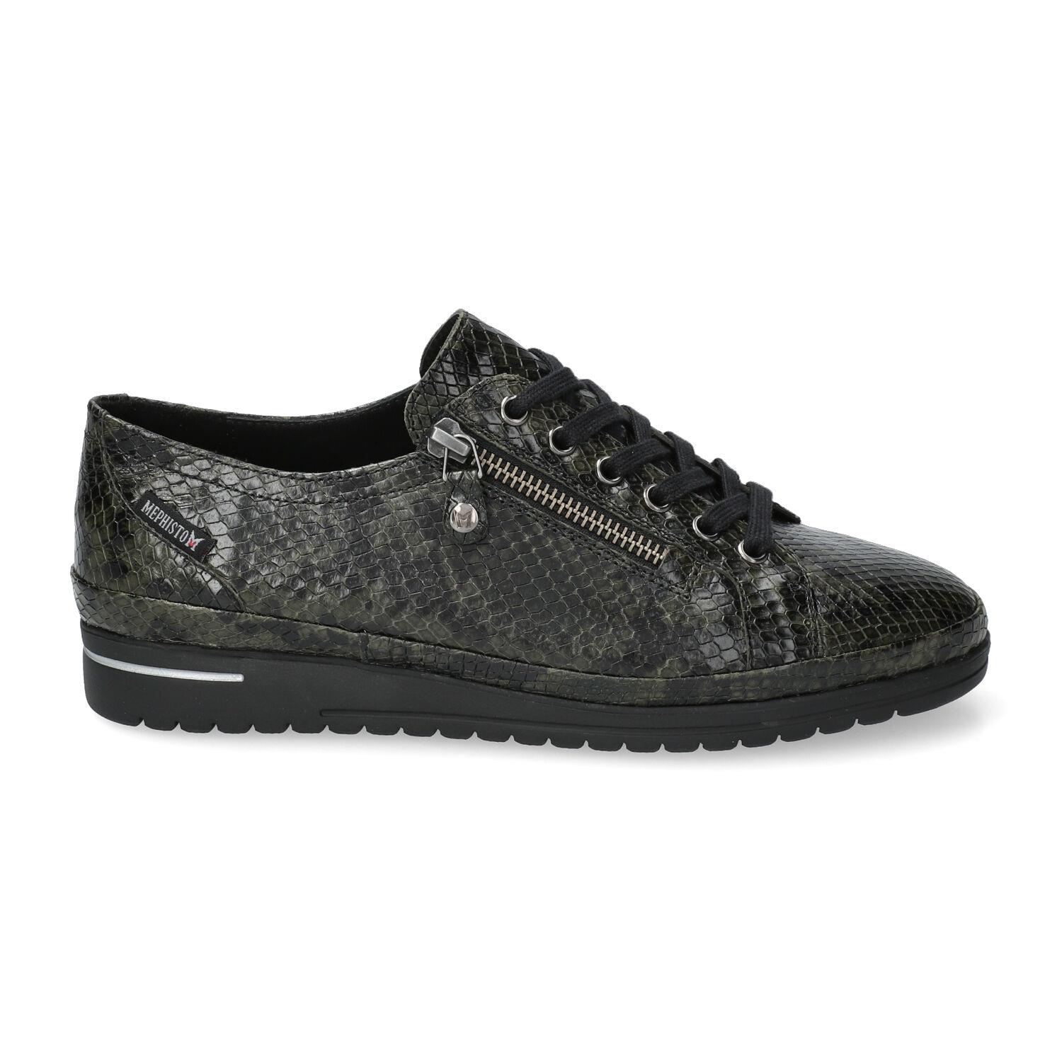 lacets femme modèle June taupe loden - Mephisto